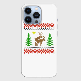 Чехол для iPhone 13 Pro с принтом Олени (sexy) в Белгороде,  |  | love | playboy | вышиванка | вышивка крестом | для влюбленных | любовь | неприличные олени | новогодние олени | олени | орнамент | плейбой | прикол | рождественские олени | свитер с оленями | се
