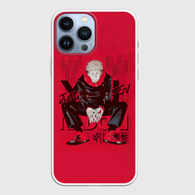 Чехол для iPhone 13 Pro Max с принтом Itadori   Jujutsu Kaisen в Белгороде,  |  | anime | jujutsu kaisen | manga | sorsery fight | yuji itadori | аниме | джутсу кайсен | дзюдзюцу кайсэн | засранец | итадори юдзи | маг | магическая битва | манга | проклятия | сосуд для сукуна | чосо