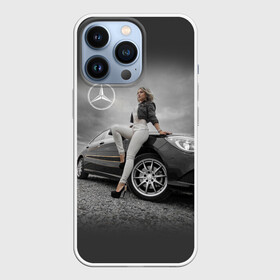 Чехол для iPhone 13 Pro с принтом Девушка за рулем Мерседеса в Белгороде,  |  | beauty | car | germany | girl | mercedes | автомобиль | германия | девушка | красавица | мерседес | престиж | тачка | точило | фигура