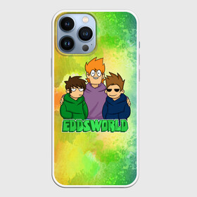 Чехол для iPhone 13 Pro Max с принтом EDDSWORLD 3 в Белгороде,  |  | надпись | персонажи | ребята | цвета | шоу