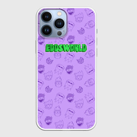 Чехол для iPhone 13 Pro Max с принтом Pattern EDDSWORLD в Белгороде,  |  | головы | надпись | паттерн | персонажи | узор