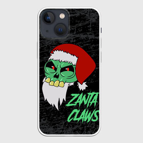 Чехол для iPhone 13 mini с принтом Zanta Claws. в Белгороде,  |  | зомби | персонаж | санта | труп