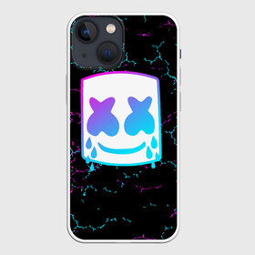 Чехол для iPhone 13 mini с принтом MARSHMELLO NEON | МАРШМЕЛЛО НЕОН. в Белгороде,  |  | Тематика изображения на принте: america | dj | halloween | marshmello | marshmello halloween | usa | америка | маршмелло | маршмелло хеллоуин | хеллоуин