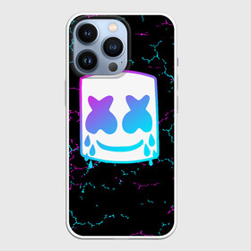 Чехол для iPhone 13 Pro с принтом MARSHMELLO NEON | МАРШМЕЛЛО НЕОН. в Белгороде,  |  | america | dj | halloween | marshmello | marshmello halloween | usa | америка | маршмелло | маршмелло хеллоуин | хеллоуин