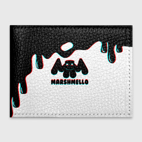 Обложка для студенческого билета с принтом MARSHMELLO MELT: МАРШМЕЛЛО в Белгороде, натуральная кожа | Размер: 11*8 см; Печать на всей внешней стороне | Тематика изображения на принте: america | dj | halloween | marshmello | marshmello halloween | usa | америка | маршмелло | маршмелло хеллоуин | хеллоуин