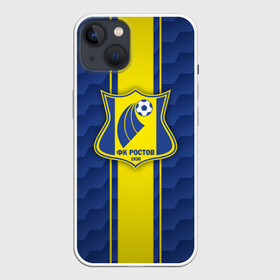 Чехол для iPhone 13 с принтом ФК Ростов в Белгороде,  |  | background | football | football club | rostov | sports | texture | ростов | рпл | спорт | текстура | фон | футбол | футбольный клуб