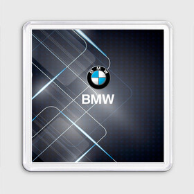 Магнит 55*55 с принтом [BMW] Logo в Белгороде, Пластик | Размер: 65*65 мм; Размер печати: 55*55 мм | Тематика изображения на принте: bmw | bmw performance | m | motorsport | performance | бмв | моторспорт