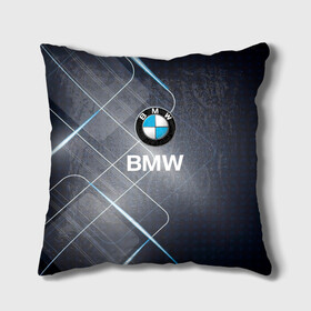 Подушка 3D с принтом [BMW] Logo в Белгороде, наволочка – 100% полиэстер, наполнитель – холлофайбер (легкий наполнитель, не вызывает аллергию). | состоит из подушки и наволочки. Наволочка на молнии, легко снимается для стирки | Тематика изображения на принте: bmw | bmw performance | m | motorsport | performance | бмв | моторспорт