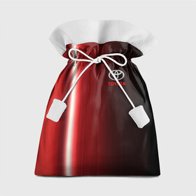 Подарочный 3D мешок с принтом [Toyota] В полоску в Белгороде, 100% полиэстер | Размер: 29*39 см | auto | sport | toyota | авто | автомобиль | бренд | спорт | тойота