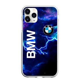 Чехол для iPhone 11 Pro матовый с принтом [BMW] Синяя молния в Белгороде, Силикон |  | bmw | bmw performance | m | motorsport | performance | бмв | моторспорт