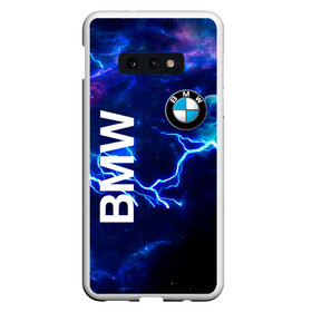 Чехол для Samsung S10E с принтом [BMW] Синяя молния в Белгороде, Силикон | Область печати: задняя сторона чехла, без боковых панелей | Тематика изображения на принте: bmw | bmw performance | m | motorsport | performance | бмв | моторспорт