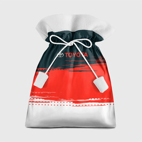 Подарочный 3D мешок с принтом [Toyota] Texture в Белгороде, 100% полиэстер | Размер: 29*39 см | Тематика изображения на принте: auto | sport | texture | toyota | авто | автомобиль | бренд | спорт | текстура | тойота