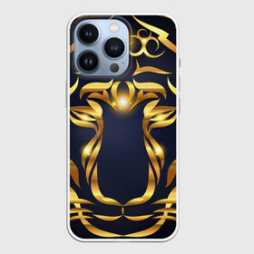Чехол для iPhone 13 Pro с принтом Золотой символ года Тигр в Белгороде,  |  | в чем встречать новый год | золотой узор | идея подарка на новый год | подарок на новый год | символ нового года | тигр золотой | тигр символ года 2022 | узоры из золота