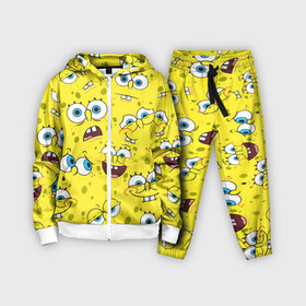 Детский костюм 3D с принтом Губка Боб   SpongeBob pattern в Белгороде,  |  | sponge bob | spongebob | губка боб | квадратные штаны | сквэр пэнтс | спанч боб