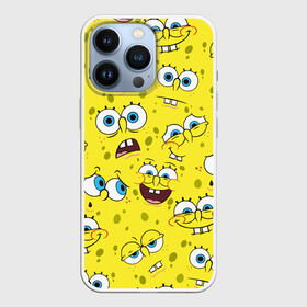 Чехол для iPhone 13 Pro с принтом Губка Боб   SpongeBob pattern в Белгороде,  |  | sponge bob | spongebob | губка боб | квадратные штаны | сквэр пэнтс | спанч боб