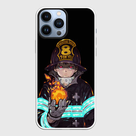 Чехол для iPhone 13 Pro Max с принтом Кусакабэ Синра Пламенная бригада в Белгороде,  |  | fire force | кусакабэ синра | пламенный отряд | пожарный | токио