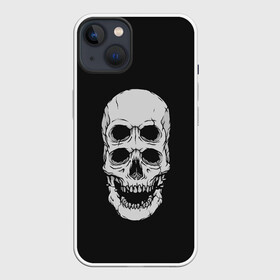 Чехол для iPhone 13 с принтом Terrible Skull в Белгороде,  |  | bone | bones | halloween | horrible | monster | mutant | old | scary | siamese | sinister | skeleton | skull | terrible | twin | близнец | зловещий | кости | кость | монстр | мутант | сиамский | скелет | старый | страшный | ужасный | хэллоуин | череп