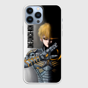 Чехол для iPhone 13 Pro Max с принтом Металлическое тело Геноса One Punch Man в Белгороде,  |  | Тематика изображения на принте: genos | genoсide | jenosu | one punch man | one punchman | onepunchman | oni saibogu | аниме | ван панч мен | ванпанчмен | генос | кибердемон | кибернетическое тело | манга | сильнейший человек | человек одинудар | человек одного удара