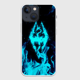 Чехол для iPhone 13 mini с принтом СКАЙРИМ НЕОНОВЫЙ ОГОНЬ   TES SKYRIM DRAGON в Белгороде,  |  | Тематика изображения на принте: dovahkiin | dragon | dragonborn | fus ro dah | oblivion | rpg | skyrim | tes | tes 5 | tes skyrim | tes v | the elder scrolls | the elder scrolls skyrim | we know | докавин | дракон | мы знаем | обливион | рпг | скайрим | фус ро дах