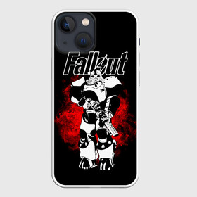 Чехол для iPhone 13 mini с принтом Fallout   Фоллаут, в доспехах в Белгороде,  |  | fall out boy | fallout | newvegas | nukacola | автомат | апокалипсис | вегас | доспехи | оружие | постапокалипсис | симулятор | фалаут | фаллаут | фолаут | фоллаут