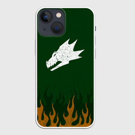 Чехол для iPhone 13 mini с принтом Саламандры (цвет легиона) в Белгороде,  |  | astartes | dragon | fire | legion | salamanders | space marine | vulkan | waha | warhammer | астартес | вархаммер | ваха | вулкан | дракон | космодесант | легион | огонь | саламандры