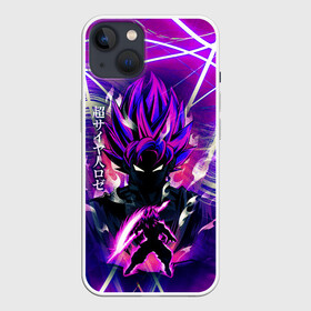 Чехол для iPhone 13 с принтом Гоку Блек | Anime Dragon Ball | Super Saiyan в Белгороде,  |  | anime | black | goku | grunge | japan | аниме | анимэ | балл | гранж | драгон бол | дракон | иероглифы | мульт | полосы | потертости | самурай | символ | супер | узоры | япония