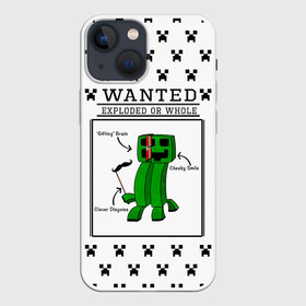 Чехол для iPhone 13 mini с принтом Внутреннее строение Крипера | Minecraft в Белгороде,  |  | craft | creep | creeper | keeper | mine | minecraft | бесшумный мобкамикадзе | блоки | добывать | зелёное четырёхногое существо | зелёный | компьютерная игра | крафт | крипер | кубики | майн | майнкрафт | манкрафт