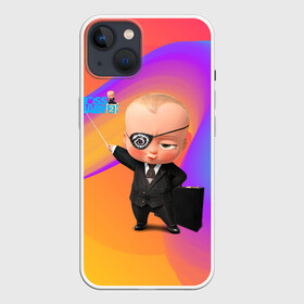 Чехол для iPhone 13 с принтом Босс молокосос с указкой в Белгороде,  |  | baby | boss | boss baby | босс | босс молокосос | маленький босс | малыш | мальчик | молокосос | ребенок