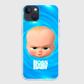 Чехол для iPhone 13 с принтом Голова Босса молокососа в Белгороде,  |  | baby | boss | boss baby | босс | босс молокосос | маленький босс | малыш | мальчик | молокосос | ребенок