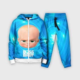 Детский костюм 3D с принтом Голова Босса молокососа в Белгороде,  |  | baby | boss | boss baby | босс | босс молокосос | маленький босс | малыш | мальчик | молокосос | ребенок