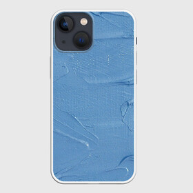 Чехол для iPhone 13 mini с принтом Свежая краска в Белгороде,  |  | акварель | арт | краски | мазки | мазки красок | рисунок | рисунок акварелью | рисунок красками | синий
