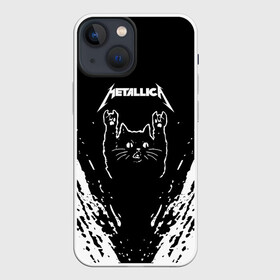Чехол для iPhone 13 mini с принтом Мяуталлика   Meowtallica. в Белгороде,  |  | metallica | кот | котэ | металлика | музыка | рок