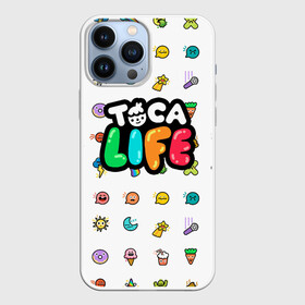 Чехол для iPhone 13 Pro Max с принтом Логотип | Toca Boca | Тока Бока в Белгороде,  |  | digital toys | gamer | games | helicopter taxi | pets | toca boca | toca hair salon | toca kitchen | toca life | toca life city | toca life world | toca tea party | video games | бока бока | игры | тока бока | тока лайф | тока тока