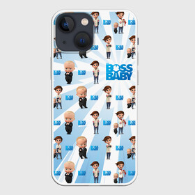 Чехол для iPhone 13 mini с принтом Boss Baby (pattern) в Белгороде,  |  | baby | babycorp | boss | босс | бэбикорп | молокосос | темплтон | тим