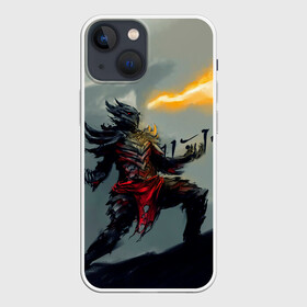 Чехол для iPhone 13 mini с принтом Dragonborne is here в Белгороде,  |  | bethesda | elder scrolls | game | games | бесезда | игра | игры | свитки | элдер скролс