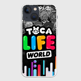 Чехол для iPhone 13 mini с принтом TOCA LIFE WORLD   ТОКА ЛАЙФ ВОРЛД   ГРАДИЕНТ в Белгороде,  |  | gradient | leon | nari | rita | toca life | toca life world | zeke | градиент | зик | леон | нари | полосы | разноцветный | рита | тока лайф ворлд | цветной