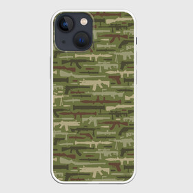 Чехол для iPhone 13 mini с принтом Оружие (камуфляж) в Белгороде,  |  | 23 февраля | 9 мая | camouflage | military | автомат | армия | боец | вдв | винтовка | вмф | воин | война | вооруженные силы | гранатомет | гру | защитник отечества | калашников | камуфляж | кгб | мвд | милитари | мчс
