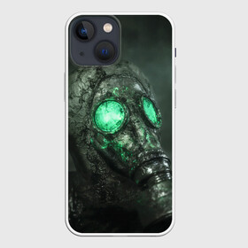 Чехол для iPhone 13 mini с принтом Chernobylite маска в Белгороде,  |  | зомби | маска | опасность