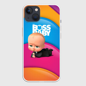 Чехол для iPhone 13 с принтом Boss baby rainbow в Белгороде,  |  | baby | boss | boss baby | босс | босс молокосос | маленький босс | малыш | мальчик | молокосос | ребенок