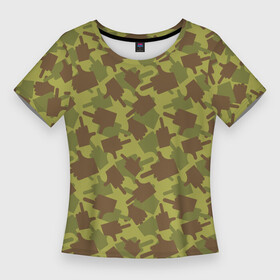 Женская футболка 3D Slim с принтом FUCK (камуфляж) в Белгороде,  |  | camouflage | disguise | hunting camouflage | khaki | maskhalat | military | military camouflage | военный камуфляж | камуфляж | маскировка | масхалат | милитари | отвали | охотничий камуфляж | прикол | средний палец | цвета хаки