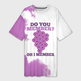 Платье-футболка 3D с принтом А ты помнишь Ох я помню  Южный Парк в Белгороде,  |  | Тематика изображения на принте: member berries | south park | sp | а ты помнишь | вспоминашки | мультфильм | ох я помню | саус парк | сауспарк | южный парк | юп | ягодки
