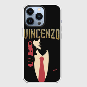 Чехол для iPhone 13 Pro с принтом Винченцо в Белгороде,  |  | Тематика изображения на принте: vincenzo | винценцо | галстук | кассано | пистолет | со джунки