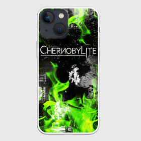 Чехол для iPhone 13 mini с принтом Chernobylite (зелёное пламя) в Белгороде,  |  | chernobylite | зона отчуждения | игры | сталкер | чаэс | чернобылит | чернобыль