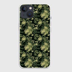 Чехол для iPhone 13 с принтом Крабы (камуфляж) в Белгороде,  |  | camouflage | crabs | disguise | hunting camouflage | khaki | lobster | maskhalat | military | military camouflage | военный камуфляж | дно | камуфляж | крабы | лобстер | маскировка | масхалат | милитари | море | морские жители | океан | омар