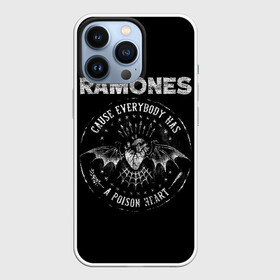 Чехол для iPhone 13 Pro с принтом Сердце Рамонс в Белгороде,  |  | alternative | music | punk | punkrock | ramones | ramons | rock | альтернатива | музыка | панк | панкрок | рамонс | рок