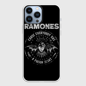 Чехол для iPhone 13 Pro Max с принтом Сердце Рамонс в Белгороде,  |  | alternative | music | punk | punkrock | ramones | ramons | rock | альтернатива | музыка | панк | панкрок | рамонс | рок