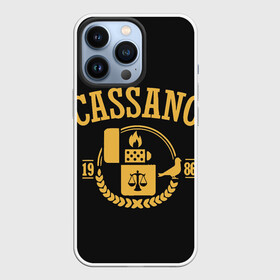 Чехол для iPhone 13 Pro с принтом Кассано знак в Белгороде,  |  | весы | винченцо | зажигалка | кассано | мафия | сон джунки