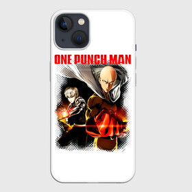 Чехол для iPhone 13 с принтом Сайтама и Генос One Punch Man в Белгороде,  |  | genos | genoсide | hagemanto | jenosu | one punch man | one punchman | onepunchman | oni saibogu | saitama | sensei | аниме | ван панч мен | ванпанчмен | генос | кибердемон | кибернетическое тело | лысый плащ | манга | сайтама | сильнейший человек