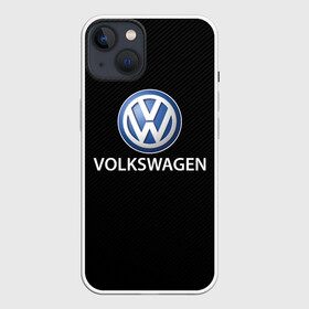 Чехол для iPhone 13 с принтом VOLKSWAGEN CARBON в Белгороде,  |  | auto | sport | volkswagen | wolksvagen | wolkswagen | авто | автомобиль | автомобильные | бренд | вольцваген | марка | машины | спорт | фольцваген