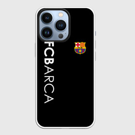 Чехол для iPhone 13 Pro с принтом FC BARCA BLACK STYLE в Белгороде,  |  | barca | barcelona | fc barca | барка | барселона